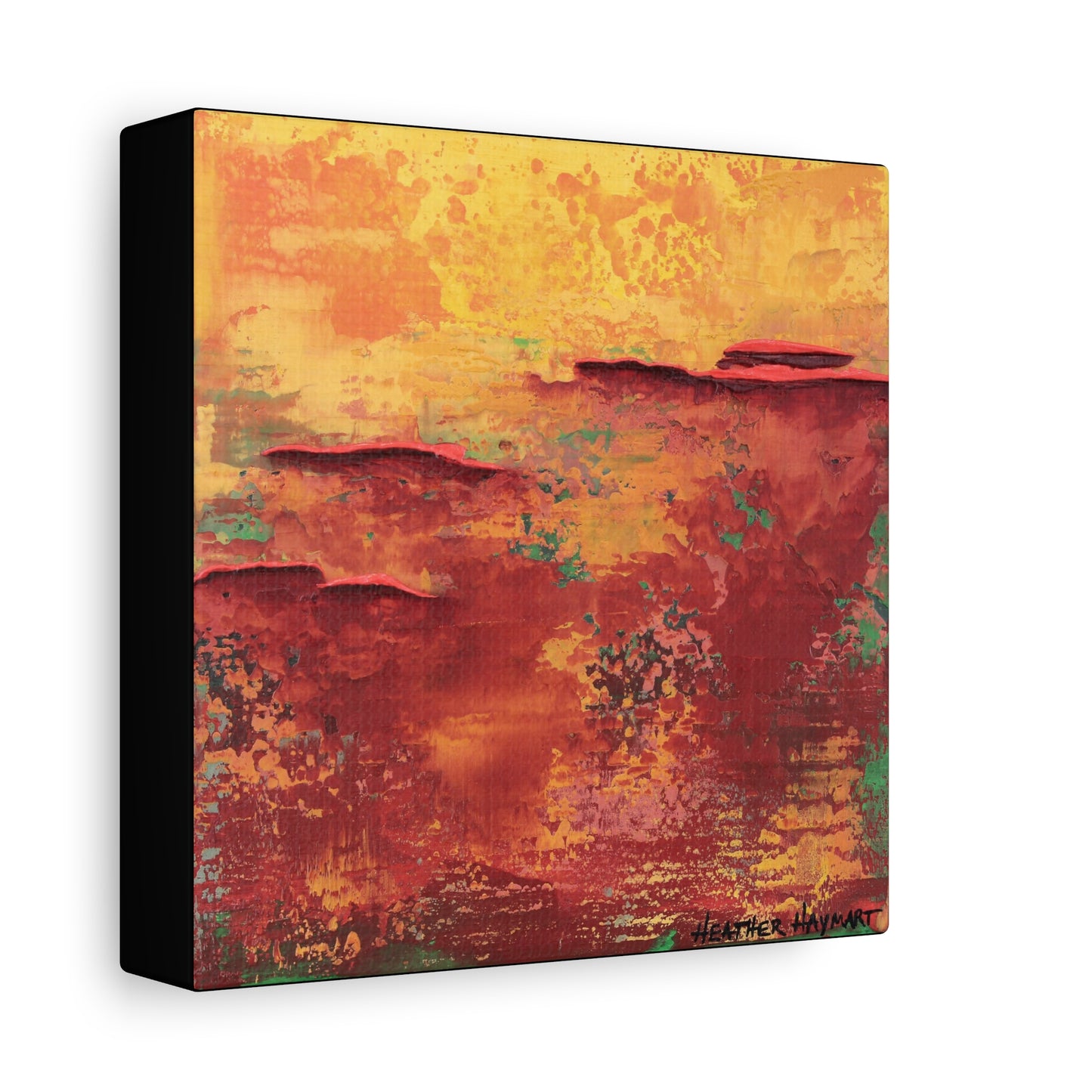 Feel the Color - Square Canvas Art Print