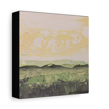 Taking Care - Square Canvas Art Print