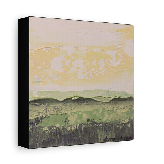 Taking Care - Square Canvas Art Print