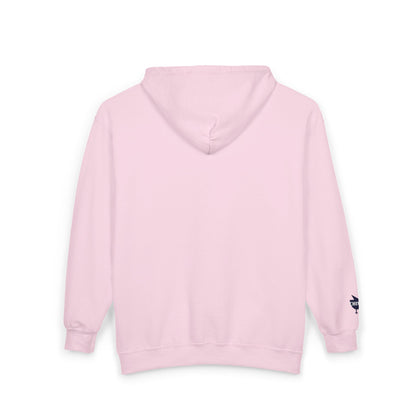 Chix 2026 Full-Zip Hoodie — embroidered dark logos on chest and wrist