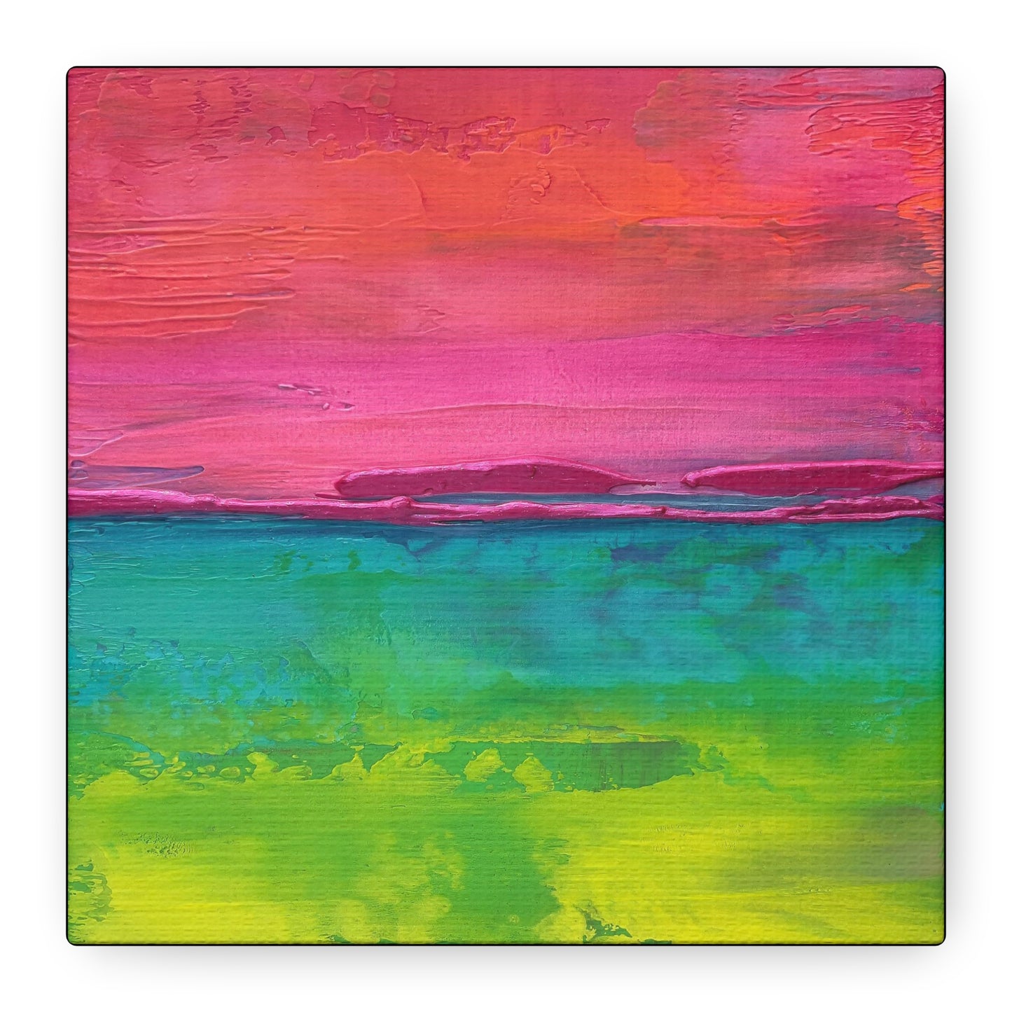 Bright - Square Canvas Art Print