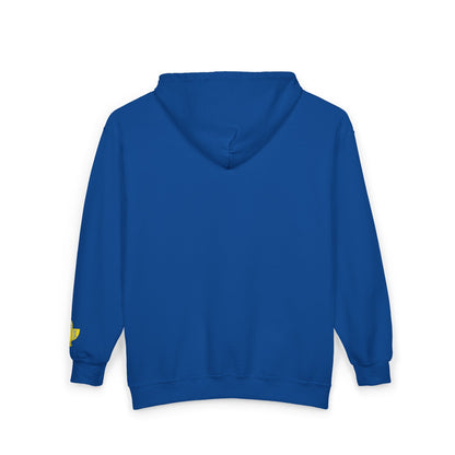Chix 2026 Full-Zip Hoodie (fixed) — embroidered light logos on chest and wrist