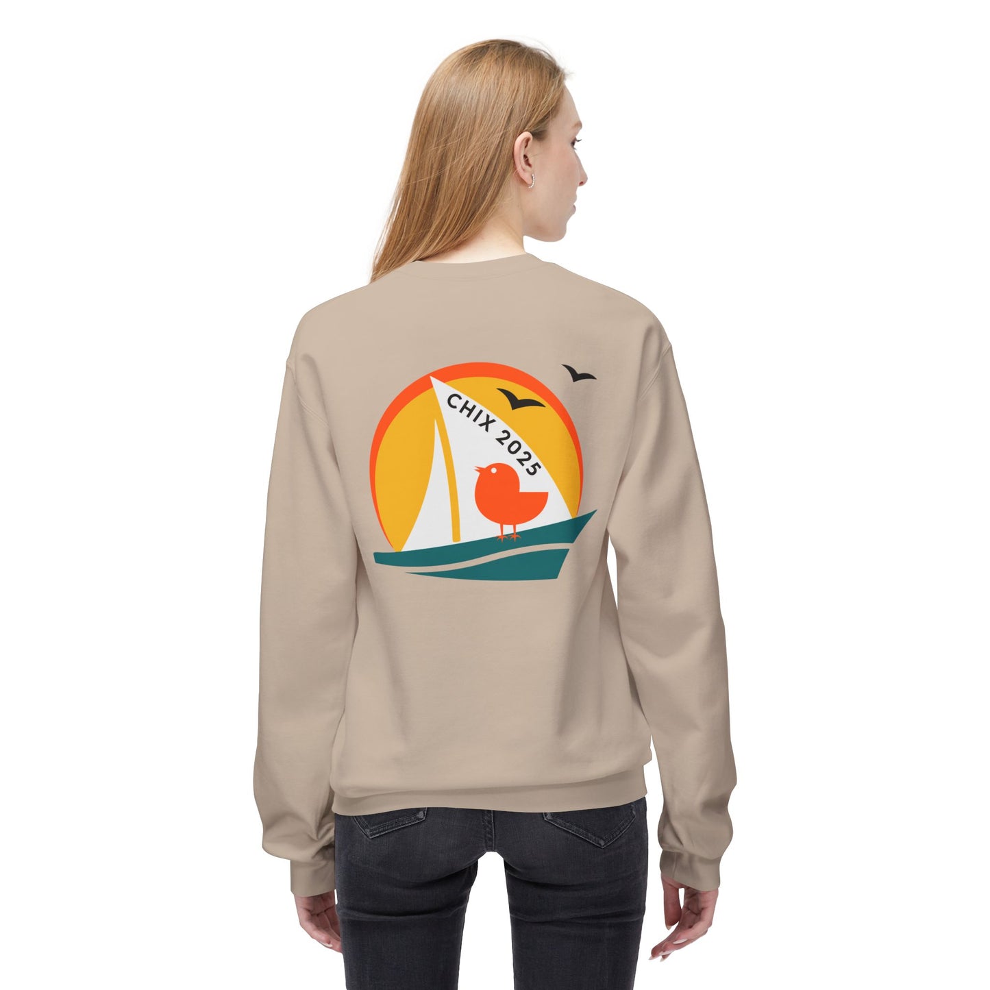 Chix 2025 Sweatshirt - teal and big boat