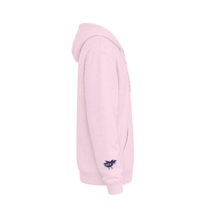 Chix 2026 Full-Zip Hoodie — embroidered dark logos on chest and wrist