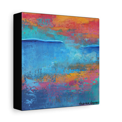 Colors Float - Square Canvas Art Print