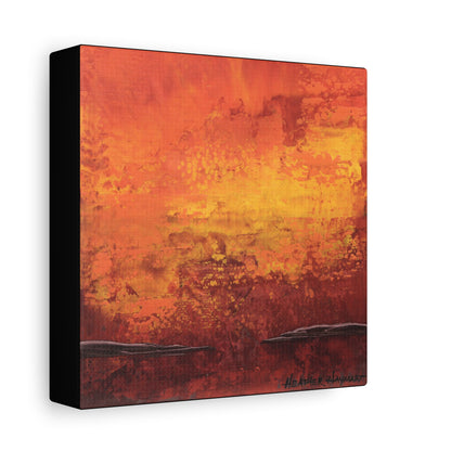 Engulf - Square Canvas Art Print