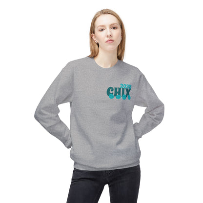 Chix 2025 Sweatshirt - teal and big boat