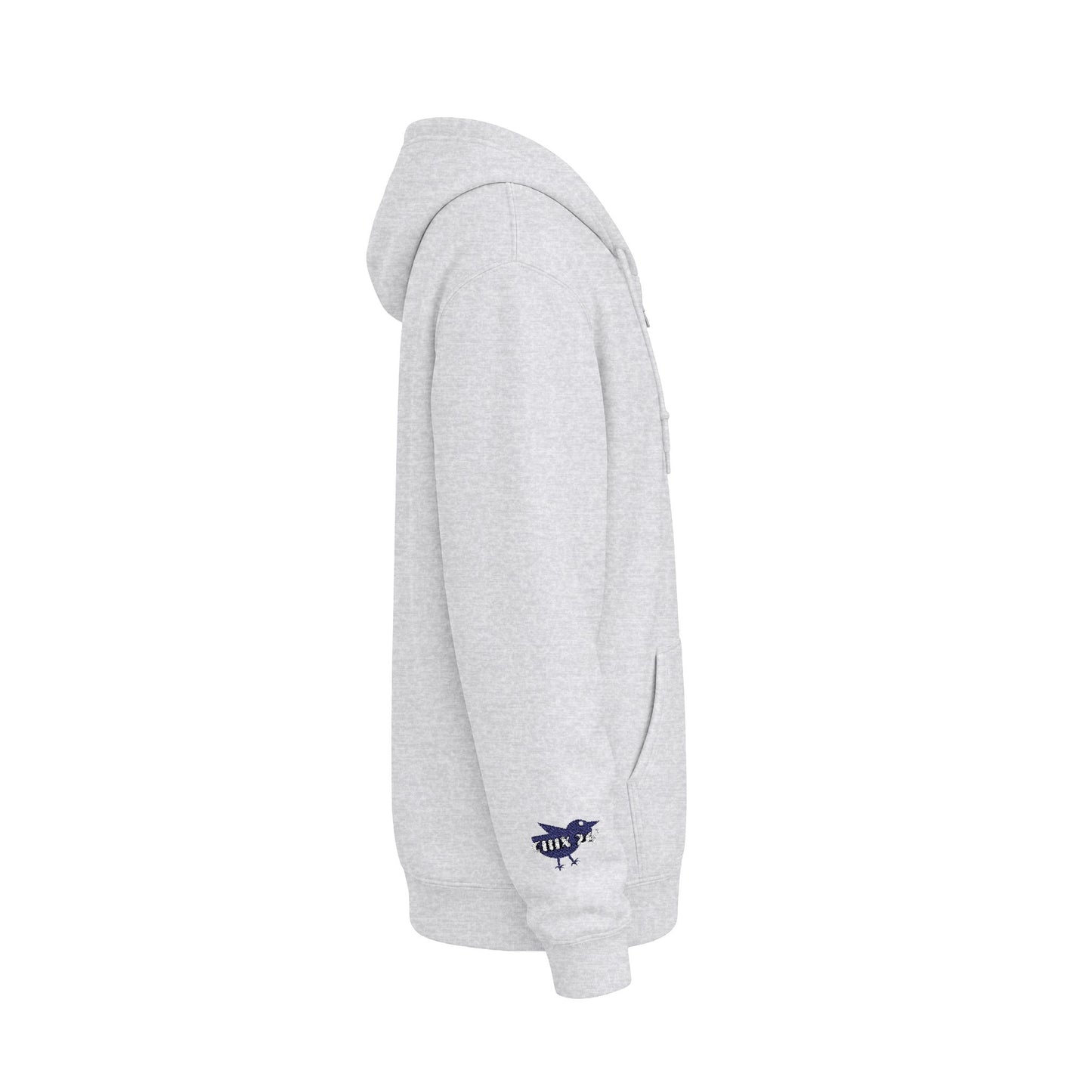 Chix 2026 Full-Zip Hoodie — embroidered dark logos on chest and wrist