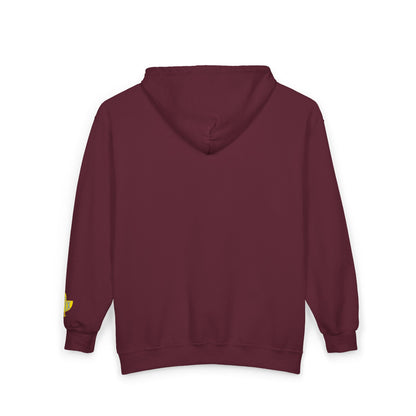 Chix 2026 Full-Zip Hoodie (fixed) — embroidered light logos on chest and wrist