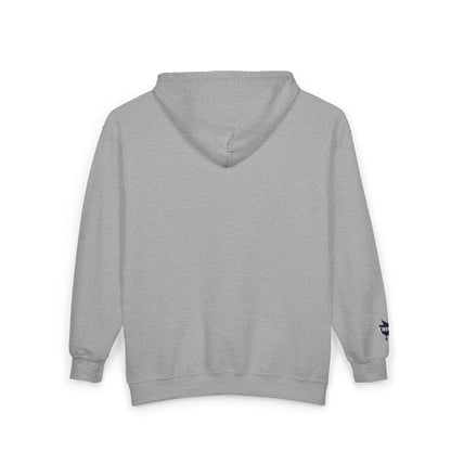 Chix 2026 Full-Zip Hoodie — embroidered dark logos on chest and wrist
