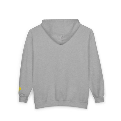 Chix 2026 Full-Zip Hoodie — embroidered light logos on chest and wrist