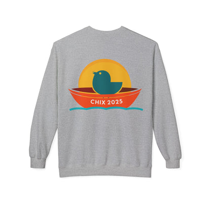 Chix 2025 Sweatshirt -orange and little boat