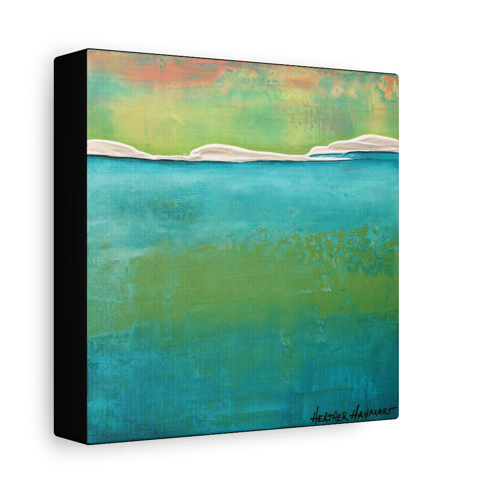 Crosscurrent - Square Canvas Art Print side