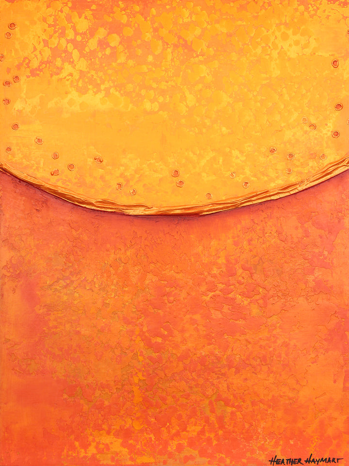 Rainbow Series Orange #9 - original art