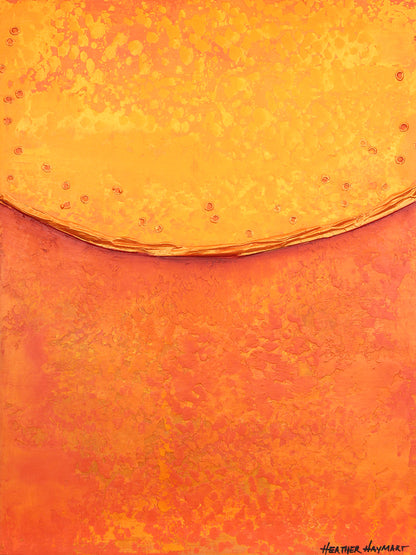 Rainbow Series Orange #9 - original art