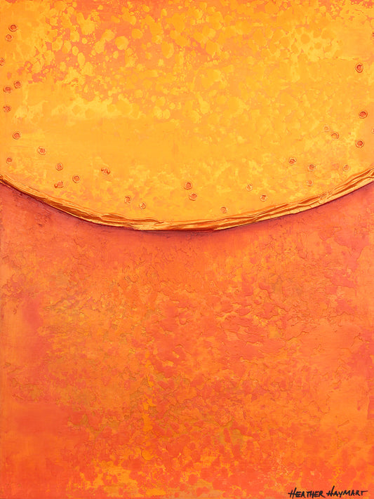 Rainbow Series Orange #9 - original art