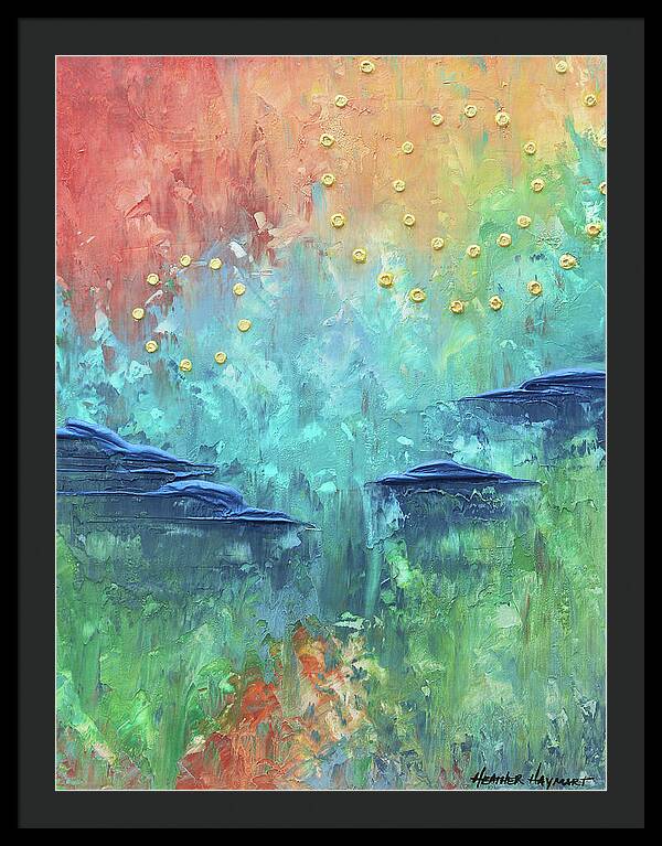 Burst of Happy - Framed Print