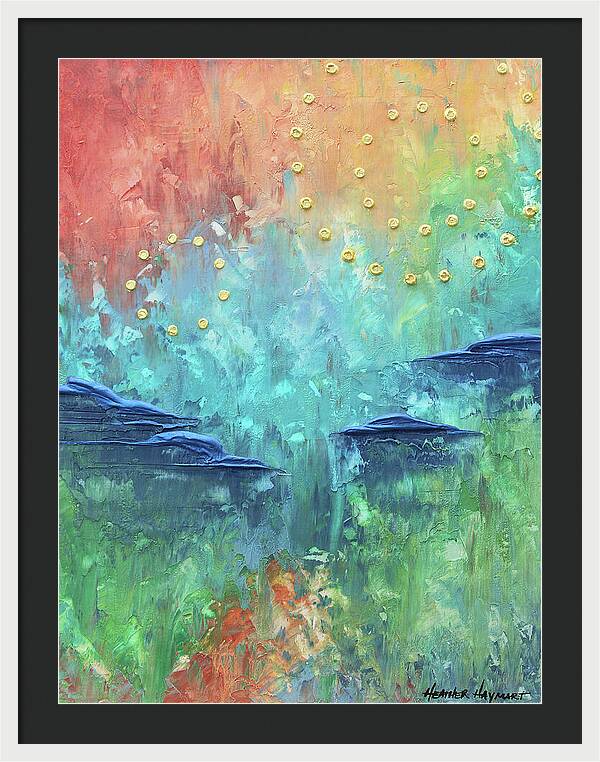 Burst of Happy - Framed Print