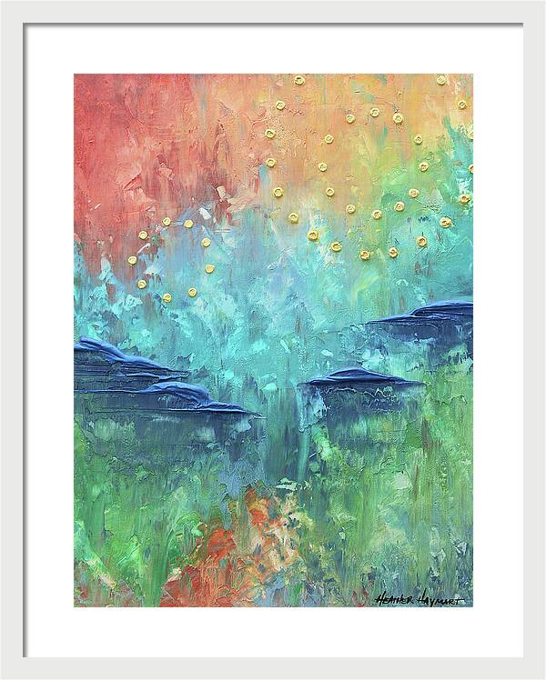 Burst of Happy - Framed Print