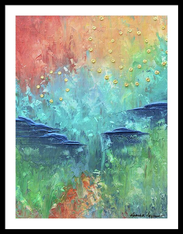 Burst of Happy - Framed Print