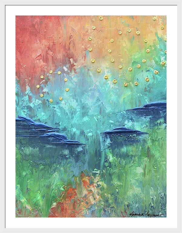 Burst of Happy - Framed Print