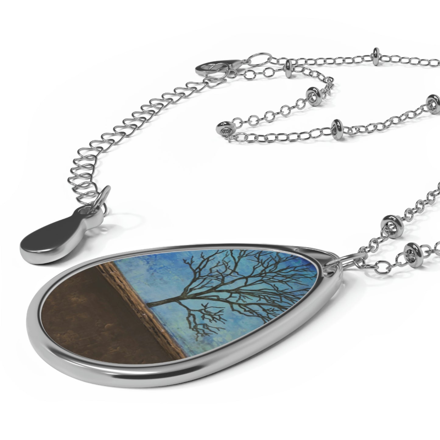 Art Necklace - Dark and Stormy